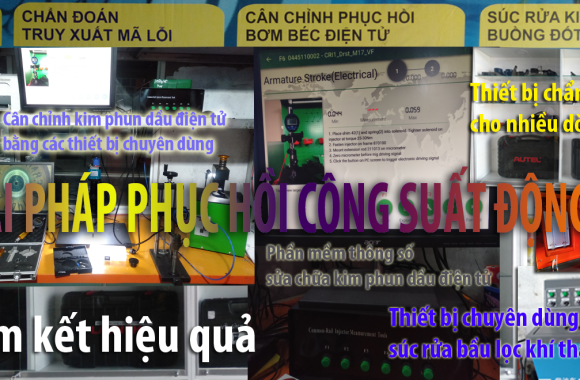 PHỤC HỒI CÔNG SUẤT ĐỘNG CƠ GA ĐIỆN, EURO 4