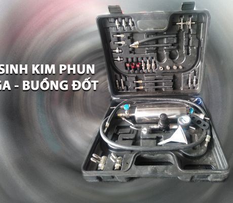 BỘ DỤNG CỤ VỆ SINH KIM PHUN, BUỒNG ĐỐT TRỰC TIẾP TRÊN XE